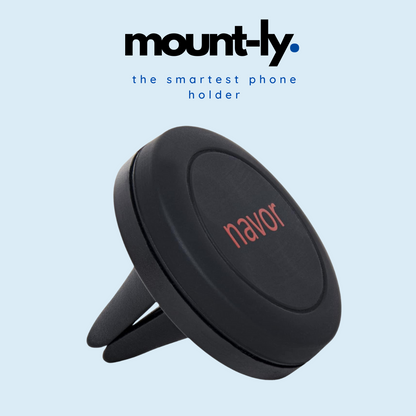 Mount-ly Air vent magnetic car mount.